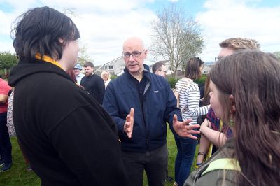 John Swinney says campaigning in Holyrood by-election is ‘tough’