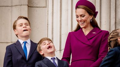 Prince Louis is hilarious in his mimicking of Prince George at VE Day commemorations