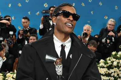 A$AP Rocky appears to reference recent gun trial with Met Gala 2025 look