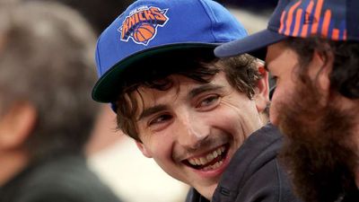 Timothée Chalamet Was Every Knicks Fan Watching Dramatic Comeback Win vs. Celtics