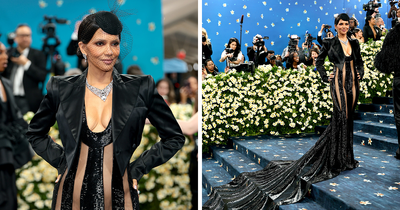 Halle Berry Nearly Bares It All Going Underwear-Free In Sheer Met Gala Dress