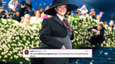 Rihanna Delivers Another Iconic Pregnancy Reveal At The Met Gala: ‘It’s Time We Show The People’