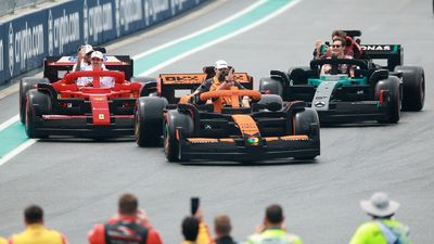 Lego Formula 1 cars take to the track in Miami