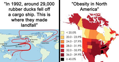 80 “Amazing Maps” That May Give You A Unique Perspective On The World (New Pics)