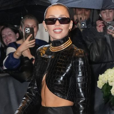 Miley Cyrus's Black and Gold 2025 Met Gala Red Carpet Look Is 'Something Beautiful'