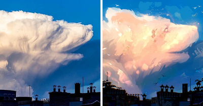 “Another Reality”: Artist Uncovers Fantastical Worlds By Repainting Photos (48 Pics)