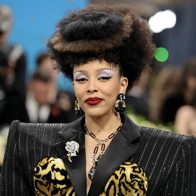 Doja Cat's 2025 Met Gala Look Continues Her Leopard Print Kick With a Spotted Cone Bra