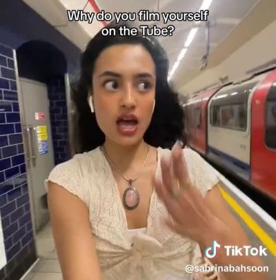 Tube Girl removes TikTok videos for her new single as she tells her 800,000 followers: 'They've come for me'