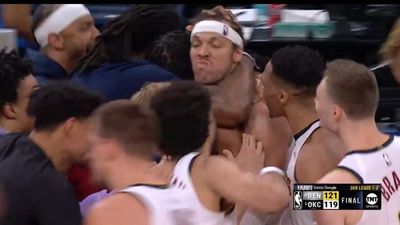 Nikola Jokic Seemed So Uninterested in Celebrating Aaron Gordon's Game-Winning Shot