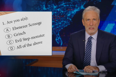 Jon Stewart skewers ‘motherf***er’ Donald Trump for his ‘toy rationing’ plan