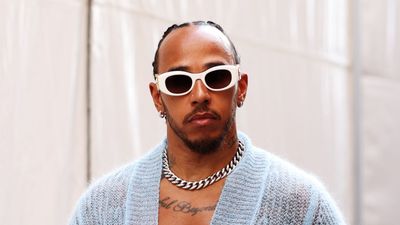 Lewis Hamilton's living space features the most unorthodox furnishing I've seen to date – it invites you to get playful with retro and modern pieces