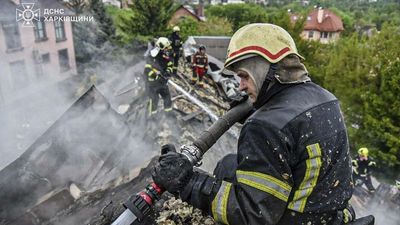 Russia launches drones strikes on Ukrainian city of Kharkiv, starting fires across city