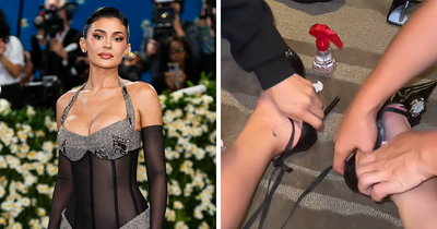“This Is Stupid”: Kylie Jenner Cries In Pain After Her Met Gala Stiletto Hack Goes Wrong