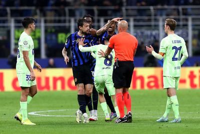 Barcelona’s Inigo Martinez denies spitting at Inter rival during Champions League semi-final