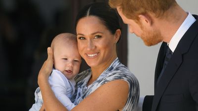 Prince Archie is adorable in striped PJs as Meghan shares birthday picture of 'sweet boy' for first time in years