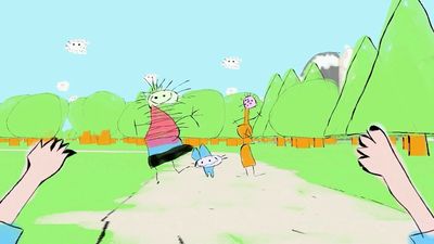 Someone turned their kid's artwork into a video game (and the results are adorable)