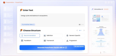 How To Generate a Slide With EdrawMax PowerPoint Add-In