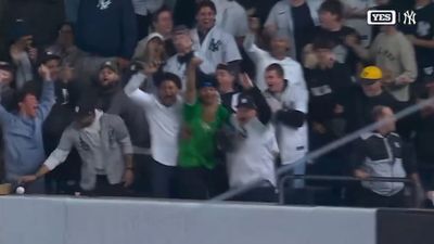 Yankees Fan Catches Aaron Judge Home Run, Immediately Loses It While Celebrating