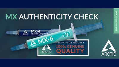 To combat counterfeit thermal paste, Arctic updates scratch-off QR code authentication