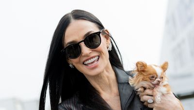 Demi Moore confirms straight-leg jeans paired with Birkenstock Bostons is the best off-duty combination