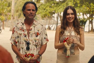Aimee Lou Wood addresses Walton Goggins feud rumours