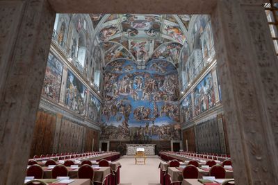 The Latest: Catholic cardinals to sequester themselves in the Vatican for the start of the conclave