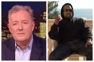 Kanye West called 'snivelling little coward' by Piers Morgan after storming out of explosive interview