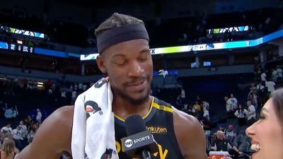 Jimmy Butler Had Perfect Comment About Stephen Curry’s Injury vs. Timberwolves