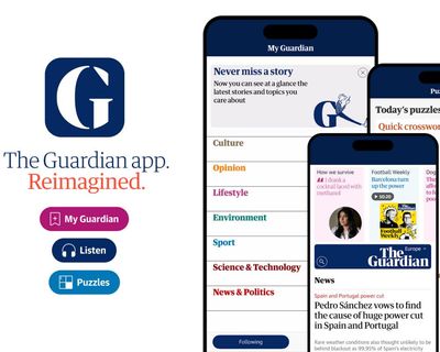 The Guardian relaunches app and updates homepage design
