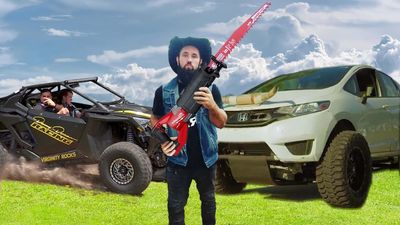 Some Crazy Person Stuck a Honda Fit Body Onto a Polaris RZR Frame