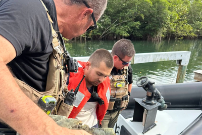 Russian man given asylum in US caught on stolen $2.5m yacht following dramatic boat chase