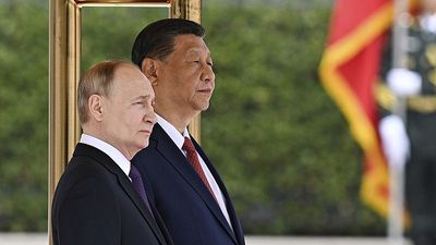 Signs of EU-China reset intensify as Xi Jinping arrives in Moscow for Victory Day