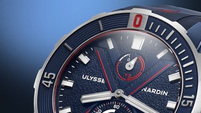 This Ulysse Nardin dive watch has a bit of added bite