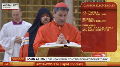 CBS Anchor Stating Cardinals Are 'Rawdogging' Conclave Without Their Phones Stuns Users: 'Never Use That Phrase Again'