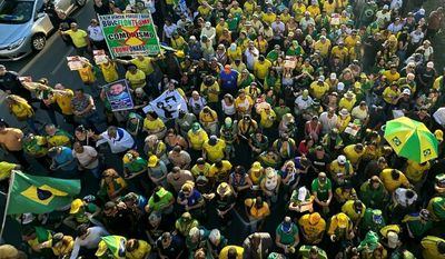 Bolsonaro Leads Rally At Site Of 2023 Brazil Insurrection