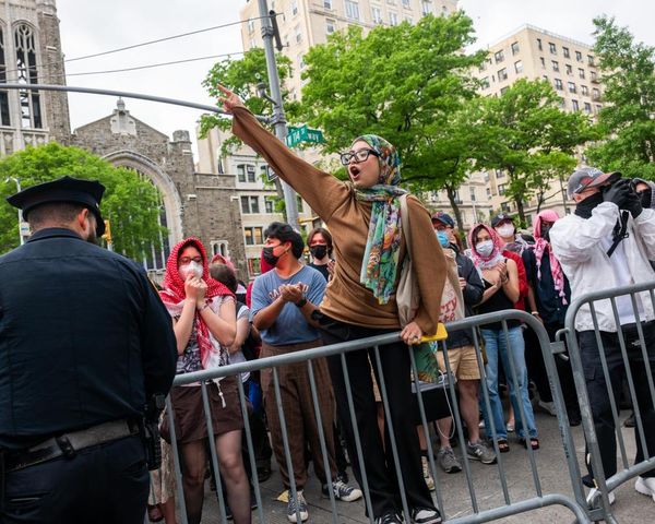 Dozens of pro-Palestinian protesters arrested after Columbia calls in police