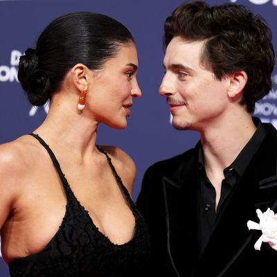Kylie Jenner and Timothée Chalamet Go Red Carpet Official in Elegant Matching Black Outfits