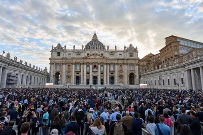 Cardinals return to the Sistine Chapel to vote on a new pope after the first ballot fails