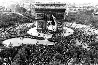 80 years ago World War II in Europe was over. Celebrating V-E Day is now tinged with some dread
