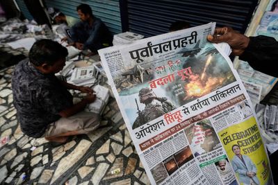 Pakistan shoots down drone near naval base in the city of Lahore, officials say