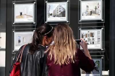 How much the average UK house price increased by in April