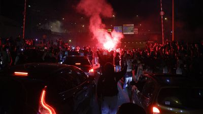 One person critically injured after car drives into PSG fans in Paris