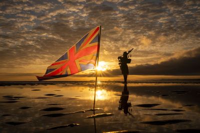 Nation falls silent on anniversary of VE Day to honour those who ‘gave so much’