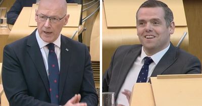 'Disgusting organisation': John Swinney slams Scottish Tories over pay claim