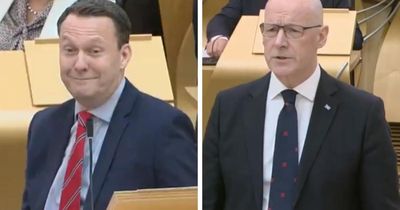 Russell Findlay humiliated after 'miserable contribution' at FMQs