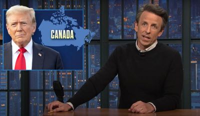 Seth Meyers on Mark Carney’s White House visit: ‘The most Canadian confrontation I’ve ever seen’