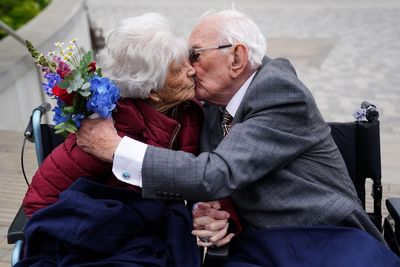 Veterans including couple married for 74 years guests of honour at VE Day party