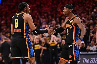 Oklahoma City's 87 first-half points in Game 2 is a new NBA postseason record