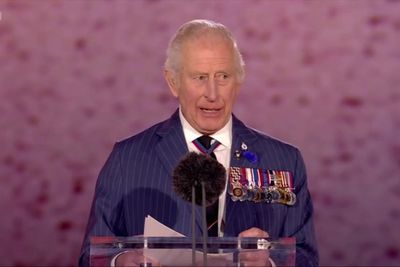 King Charles echoes his grandfather’s historic VE Day speech as he marks 80th anniversary