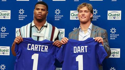 Jaxson Dart Had Rave Reviews for Fellow Giants Rookie in Pre-Draft Meetings